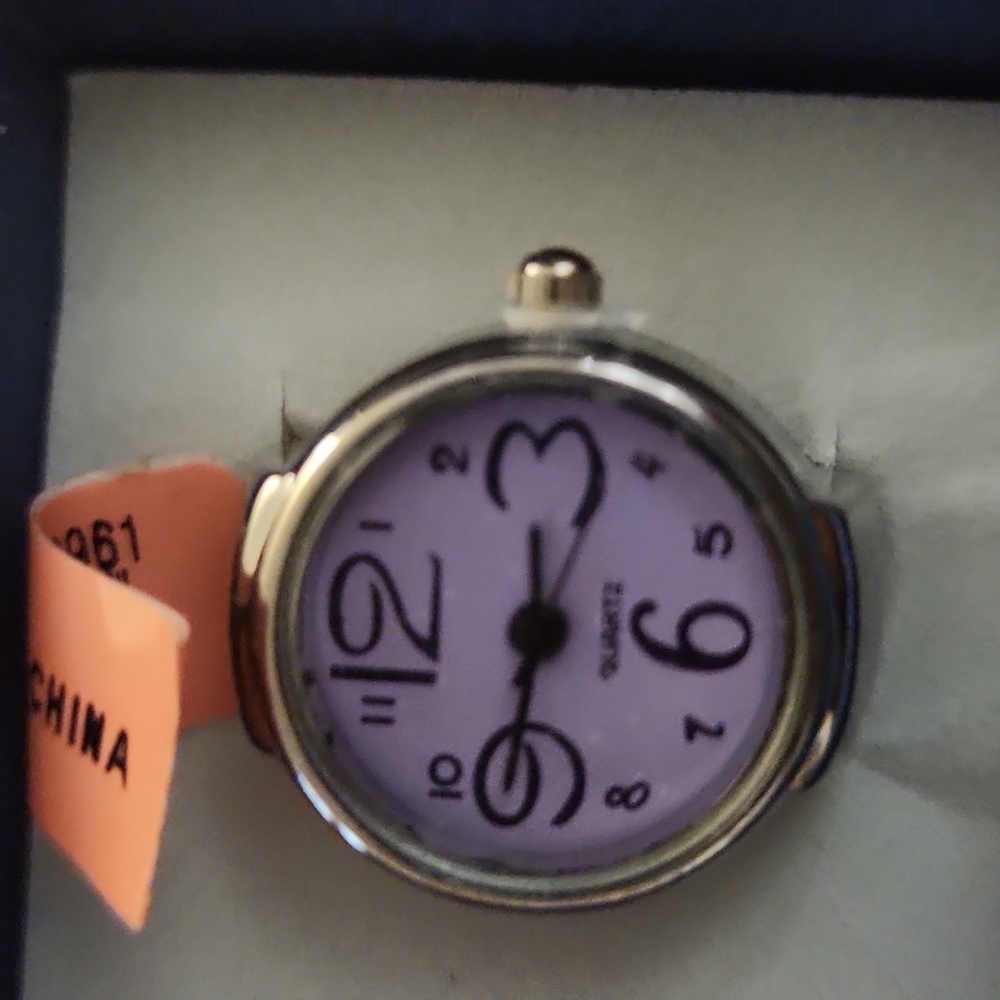 A ring watch great for working on the computer.